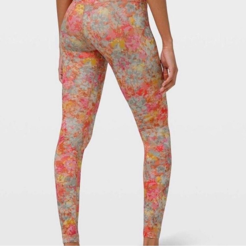 Lululemon Athletica Multicolor Floral Leggings